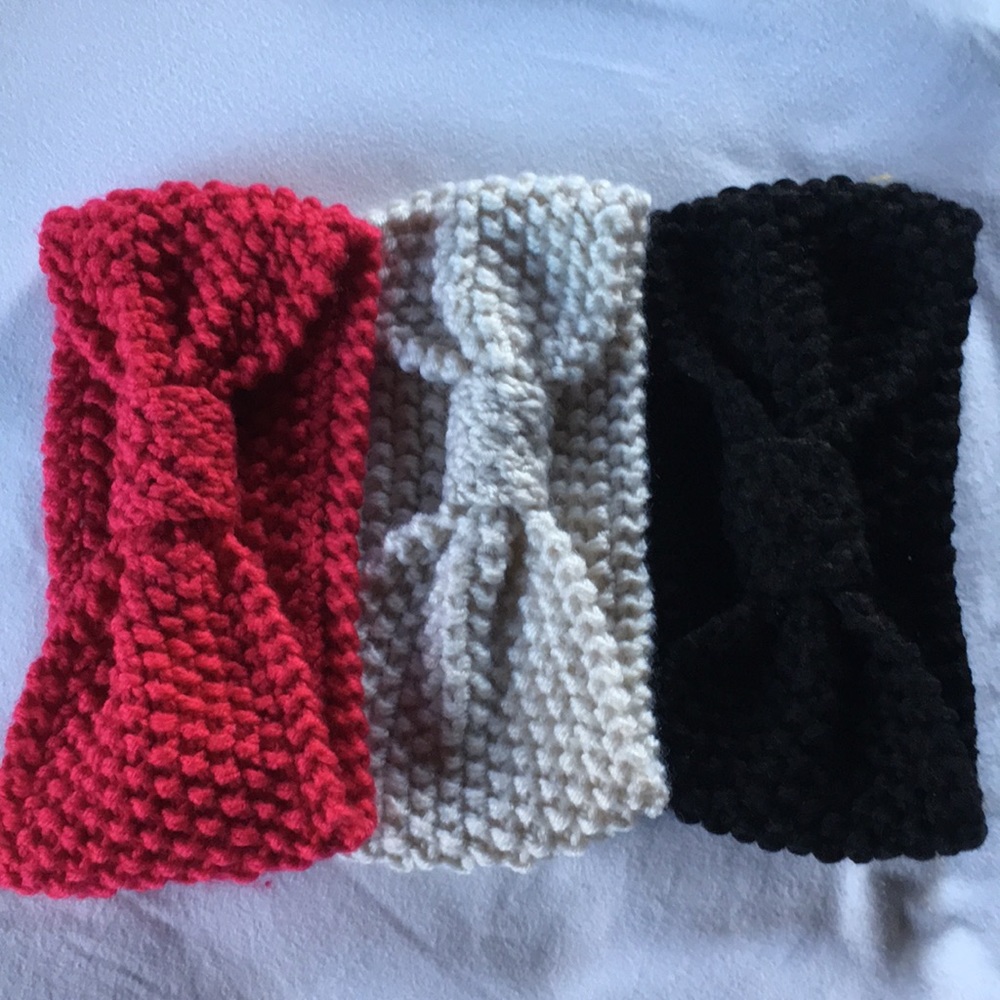 New! Knitted Wool Headbands